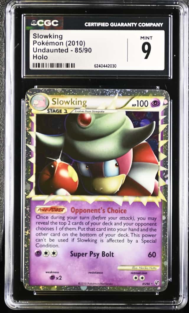 2010 Pokemon Undaunted #85 Slowking Holo CGC 9 MINT