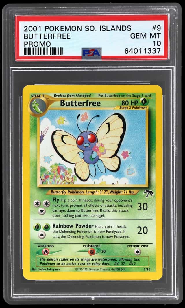 2001 Pokemon Southern Islands Promo Butterfree #9