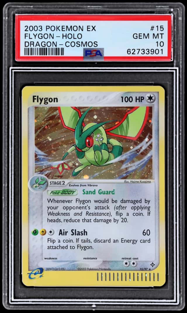 2003 Pokemon Ex Dragon Cosmos Holo Flygon #15