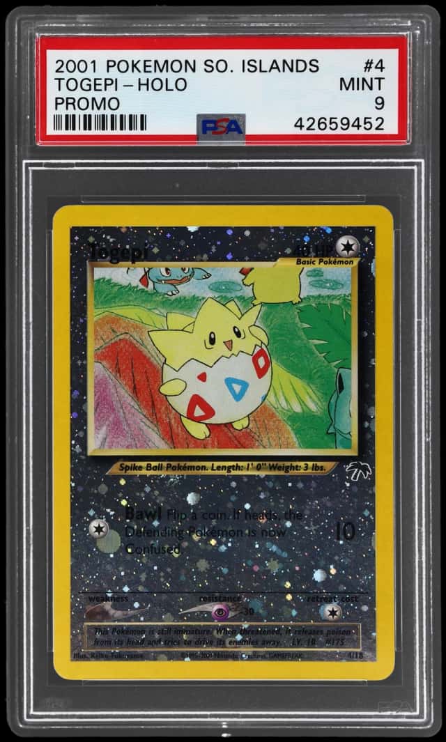 2001 Pokemon Southern Islands Promo Holo Togepi #4