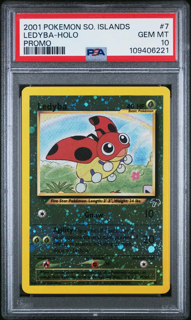 2001 Pokemon Southern Islands Promo Holo Ledyba #7