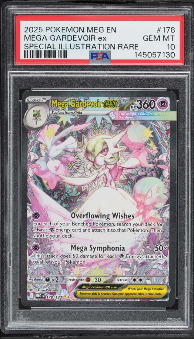 2025 Pokemon Mega Evolution SIR Mega Gardevoir Ex #178 PSA 10 GEM MINT