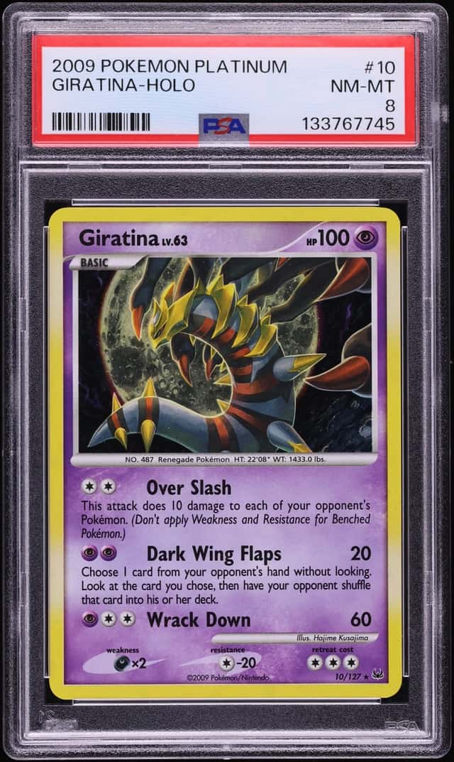 2009 Pokemon Platinum Holo Giratina #10 PSA 8 NM-MT