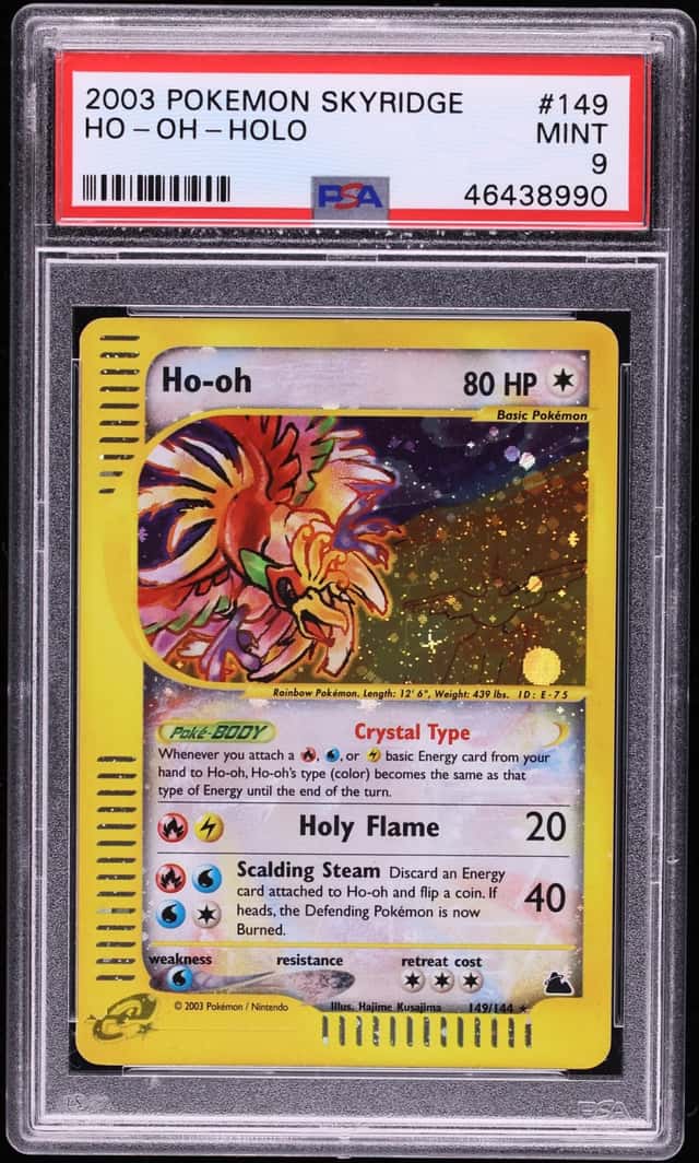 2003 Pokemon Skyridge Holo Ho-Oh #149 PSA 9 MINT