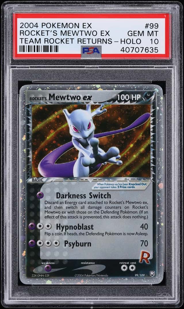 Rocket's Mewtwo EX