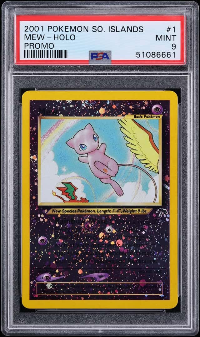2001 Pokemon Southern Islands Promo Holo Mew #1 PSA 9 MINT