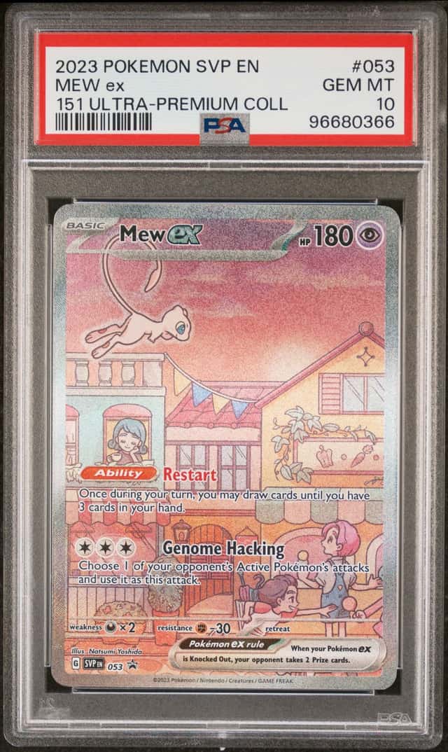 2023 Pokemon Scarlet & Violet Promo 151 Ultra Premium Collection Full Art Mew EX #53 PSA 10 GEM