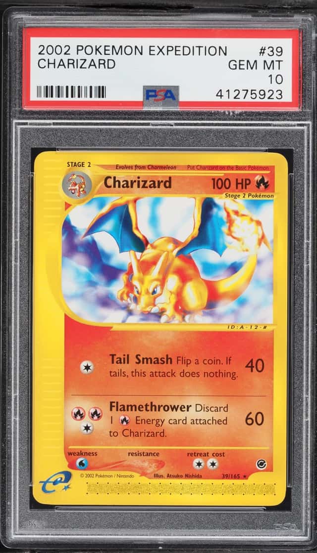 2002 Pokemon Expedition Charizard #39 PSA 10 GEM MINT
