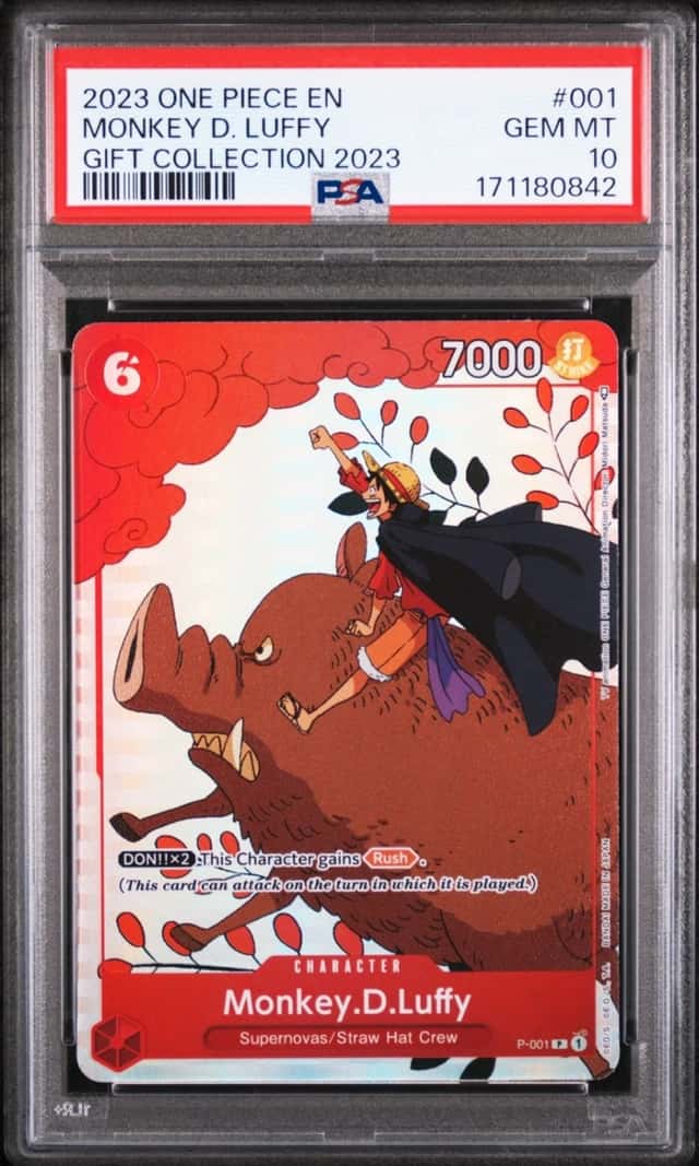 2023 ONE PIECE GIFT COLLECTION 2023 #001 MONKEY D. LUFFY PSA 10
