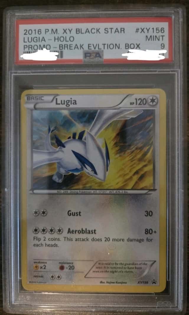 2016 POKEMON XY BLACK STAR PROMO #XY156 LUGIA-HOLO, POP 54.