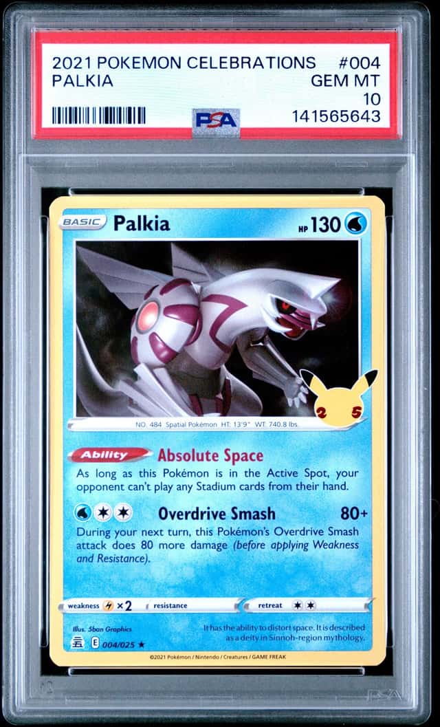 2021 Pokemon SWSH Celebrations Palkia #004/025 PSA 10 GEM MINT