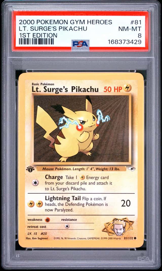 Lt. Surge's Pikachu