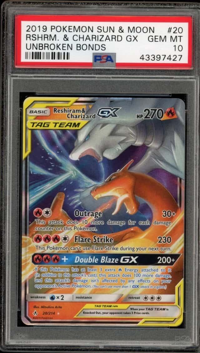 Reshiram & Charizard GX