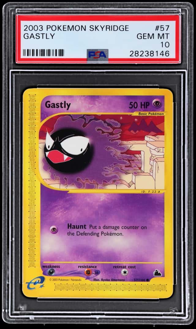 2003 Pokemon Skyridge Gastly #57