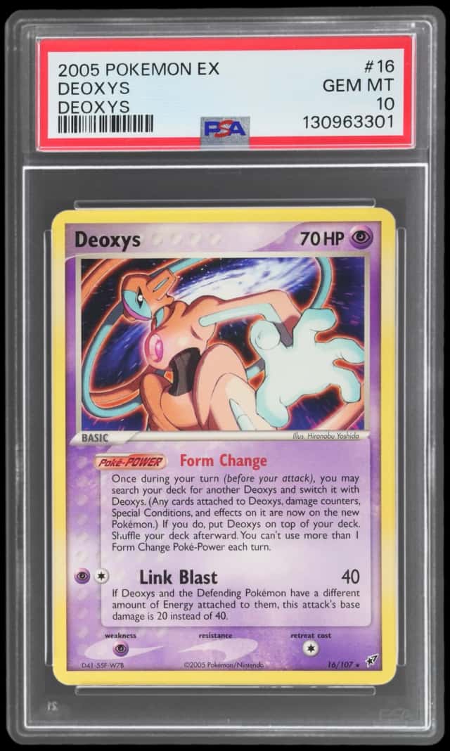 2005 Pokemon Ex Deoxys Deoxys #16