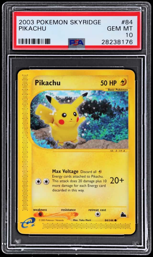 2003 Pokemon Skyridge Pikachu #84