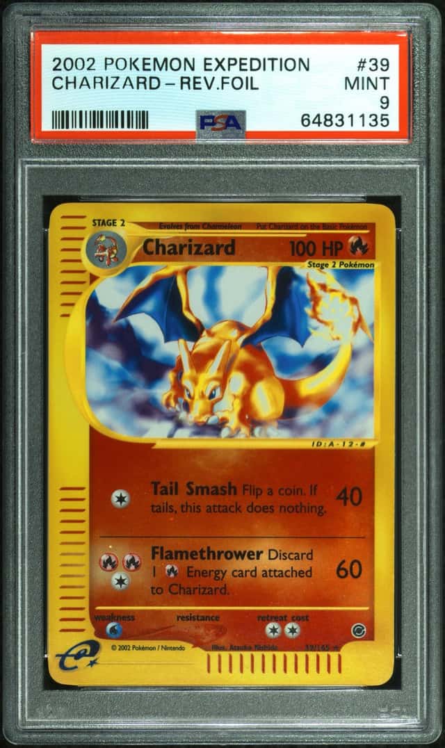 2002 Pokemon Expedition Reverse Holo Charizard #39