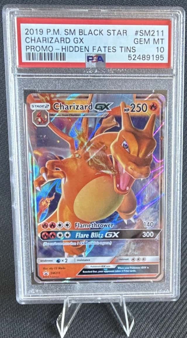 Pokemon Charizard GX SM211 Hidden Fates Promo Holo PSA 10 52489195