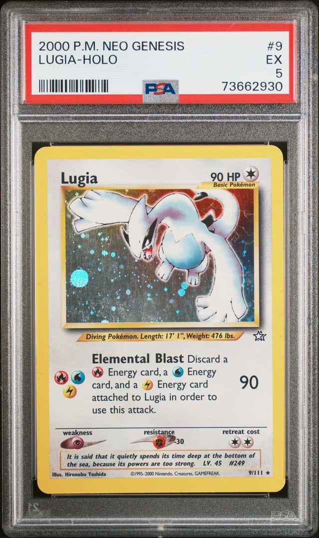 2000 POKEMON NEO GENESIS #9/111 LUGIA HOLO RARE PSA 5