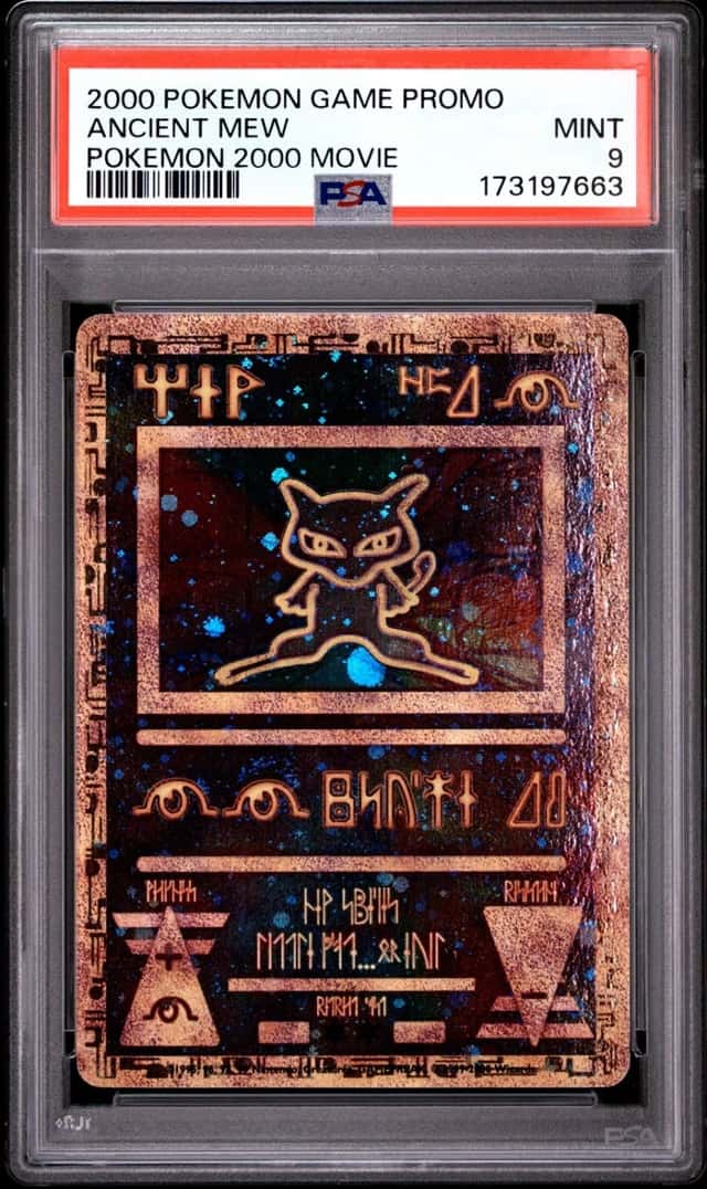 2000 POKEMON GAME MOVIE POKEMON 2000 MOVIE ANCIENT MEW PSA 9