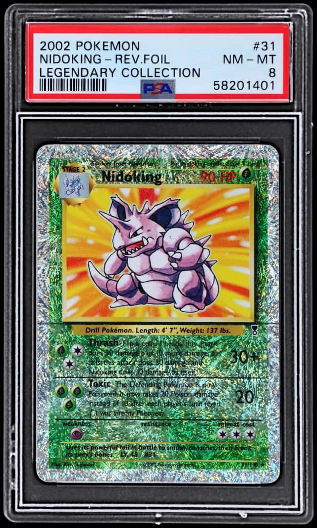 2002 Pokemon Legendary Collection Reverse Holo Nidoking #31