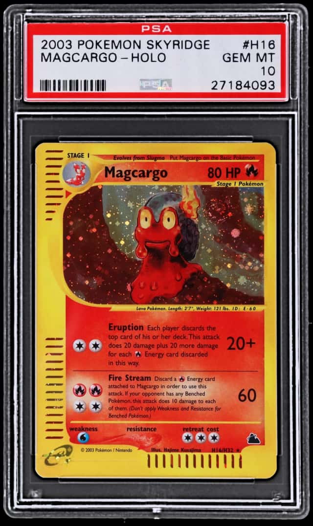 2003 Pokemon Skyridge Holo Magcargo #H16