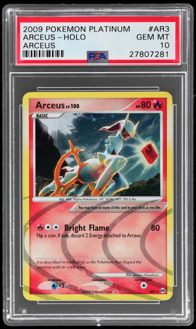 2009 Pokemon Platinum Arceus Holo Arceus #AR3