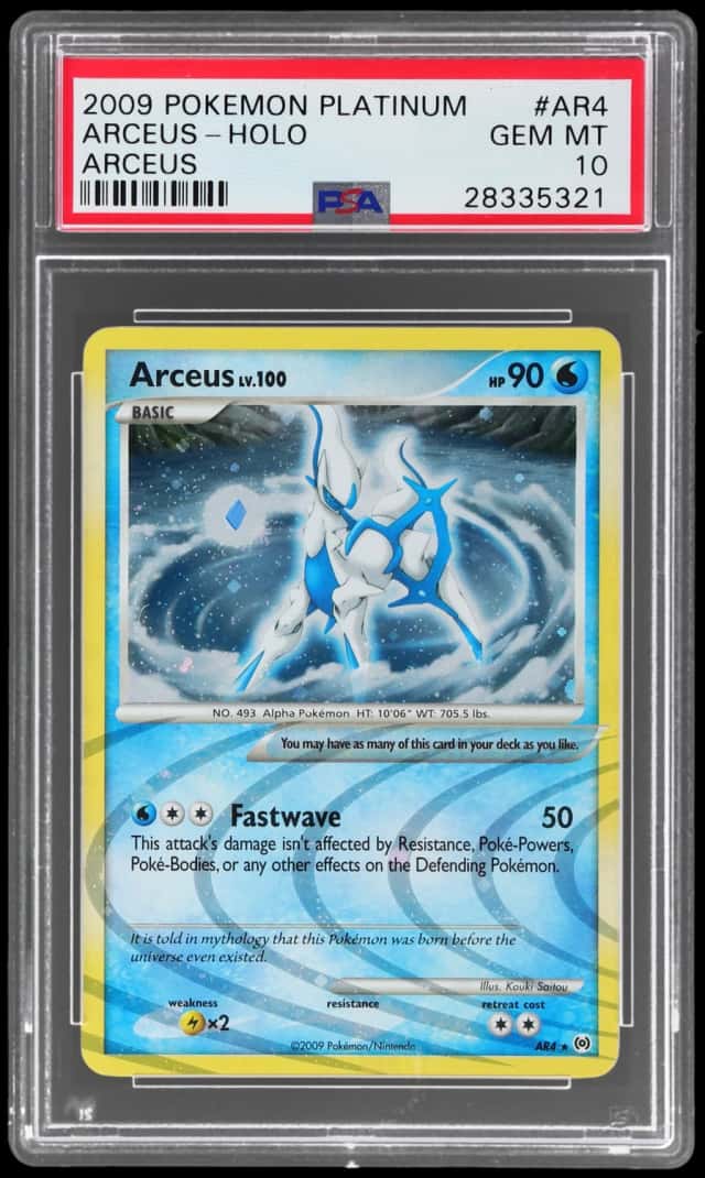 2009 Pokemon Platinum Arceus Holo Arceus #AR4