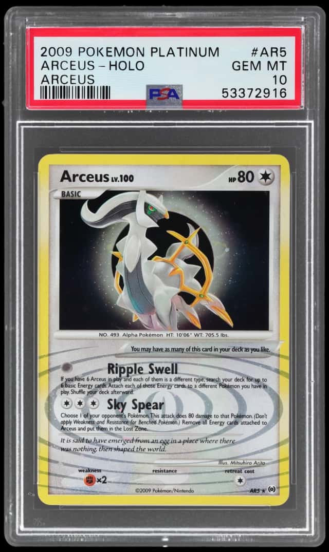 2009 Pokemon Platinum Arceus Holo Arceus #AR5