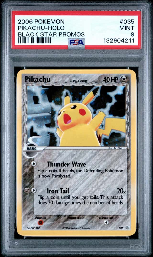 2006 Pokemon Nintendo Black Star Promo Holo Pikachu #035