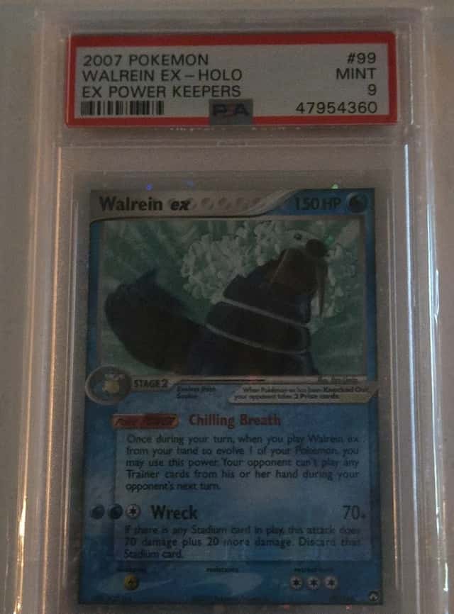 Pokemon TCG EX Power Keepers Walrein ex 99/108 Holo Ultra Rare 2007 PSA 9