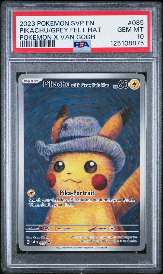 Pikachu/Grey Felt Hat