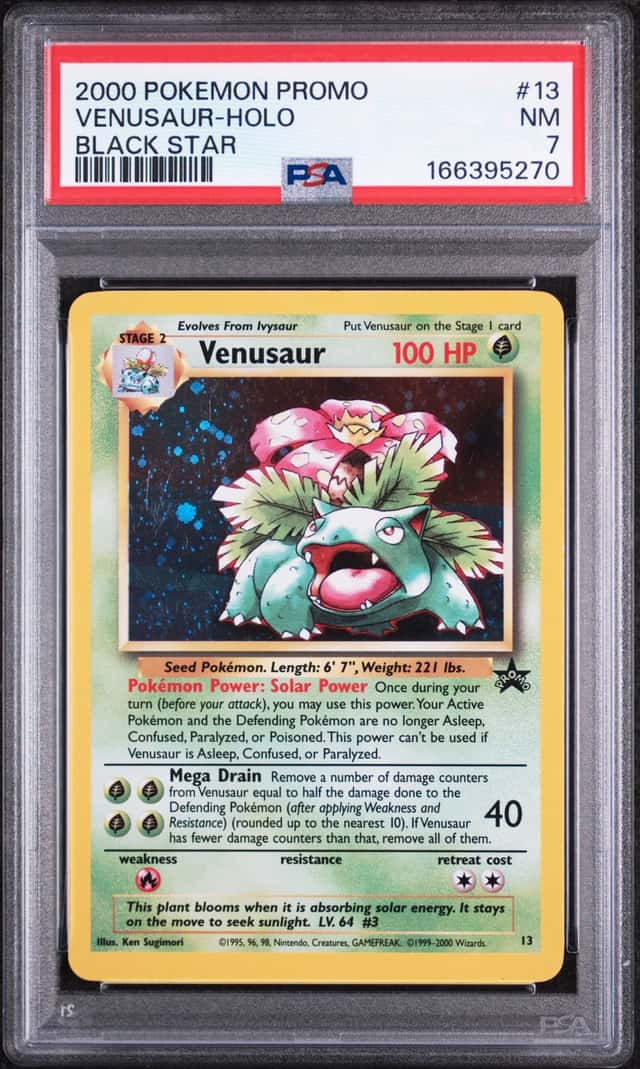 PSA 7 - Venusaur #13 Pokemon WOTC Black Star Promo - Near Mint #166395270