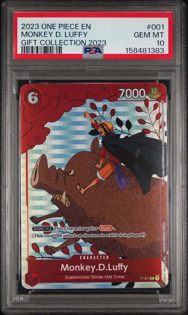 2023 One Piece En Gift Collection 2023 #001 Monkey D. Luffy PSA 10 GEM MINT