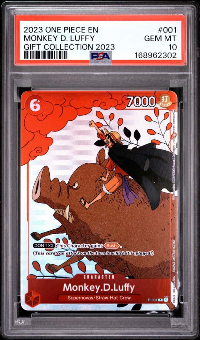2023 ONE PIECE GIFT COLLECTION 2023 #001 MONKEY D. LUFFY PSA 10