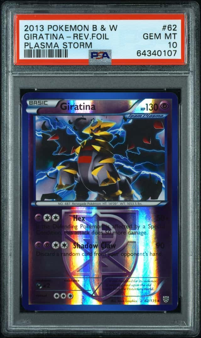 2013 Pokemon Black & White Plasma Storm Reverse Holo Giratina #62 PSA 10 GEM MINT