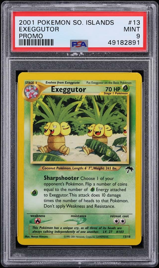 2001 Pokemon Southern Islands Promo Exeggutor #13 PSA 9 MINT