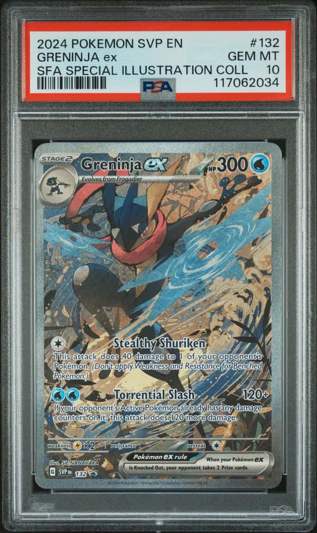 2024 POKEMON GRENINJA ex SFA SPECIAL ILLUSTRATION COLL SVP #132 PSA 10