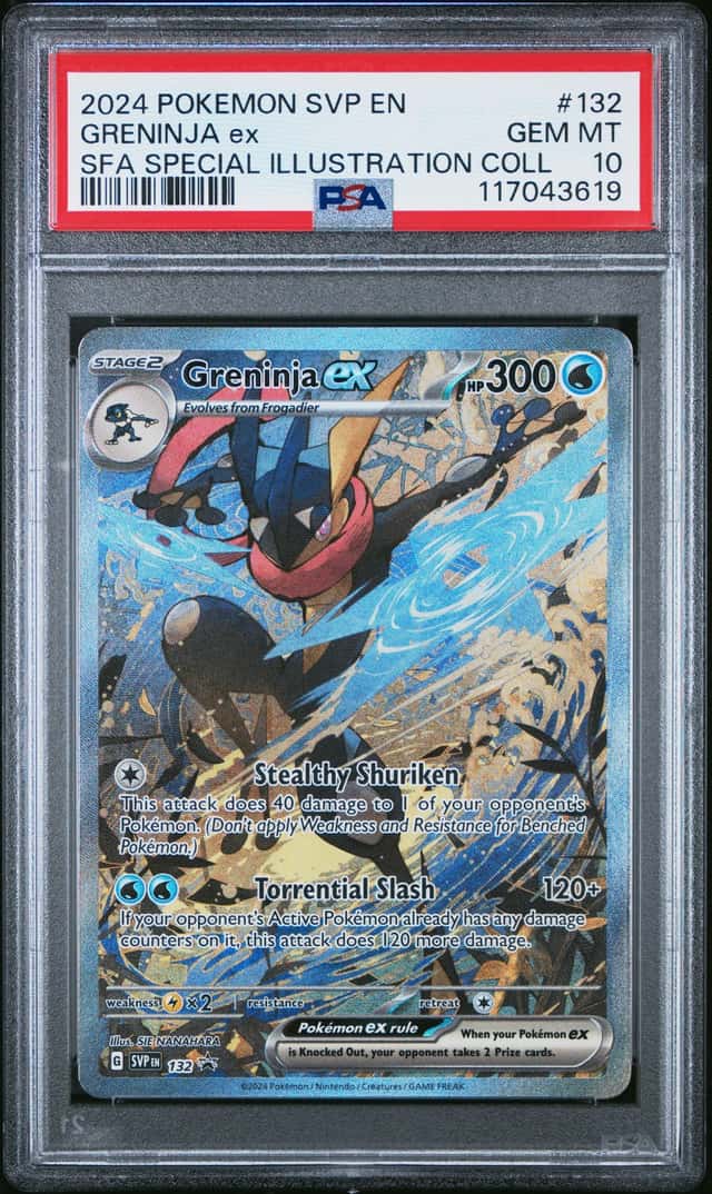 2024 POKEMON GRENINJA ex SFA SPECIAL ILLUSTRATION COLL SVP #132 PSA 10