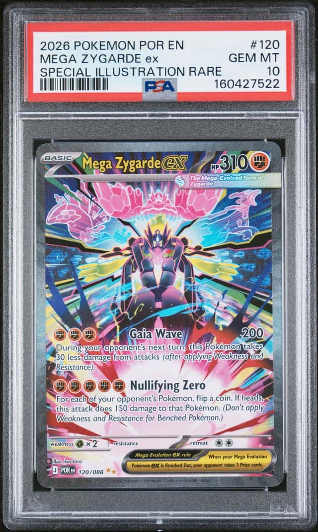2026 Pokemon Mega Zygarde ex Special Illustration Rare #120/088 PSA 10