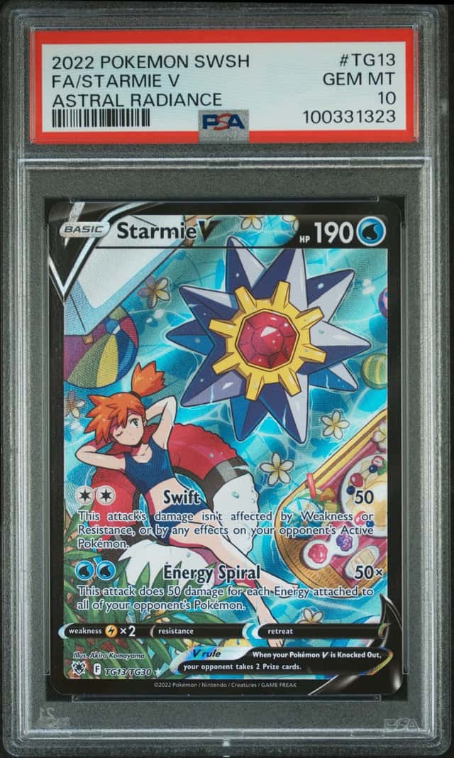 2022 Pokémon Swsh Fa Starmie V Astral Radiance 