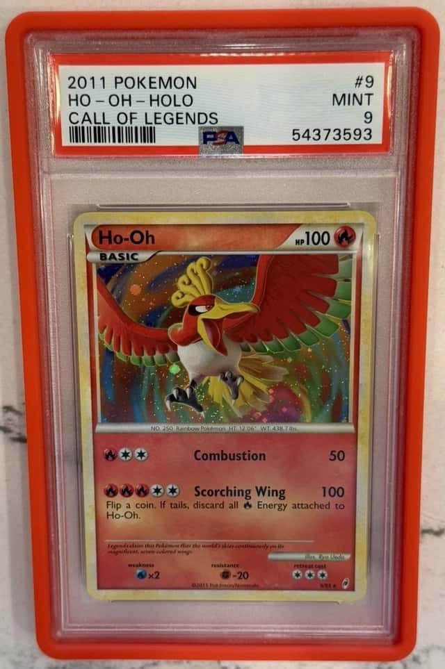 2011 Pokémon Ho-Oh Holo #9/95 Call of Legends PSA 9 MINT  ***POP 114