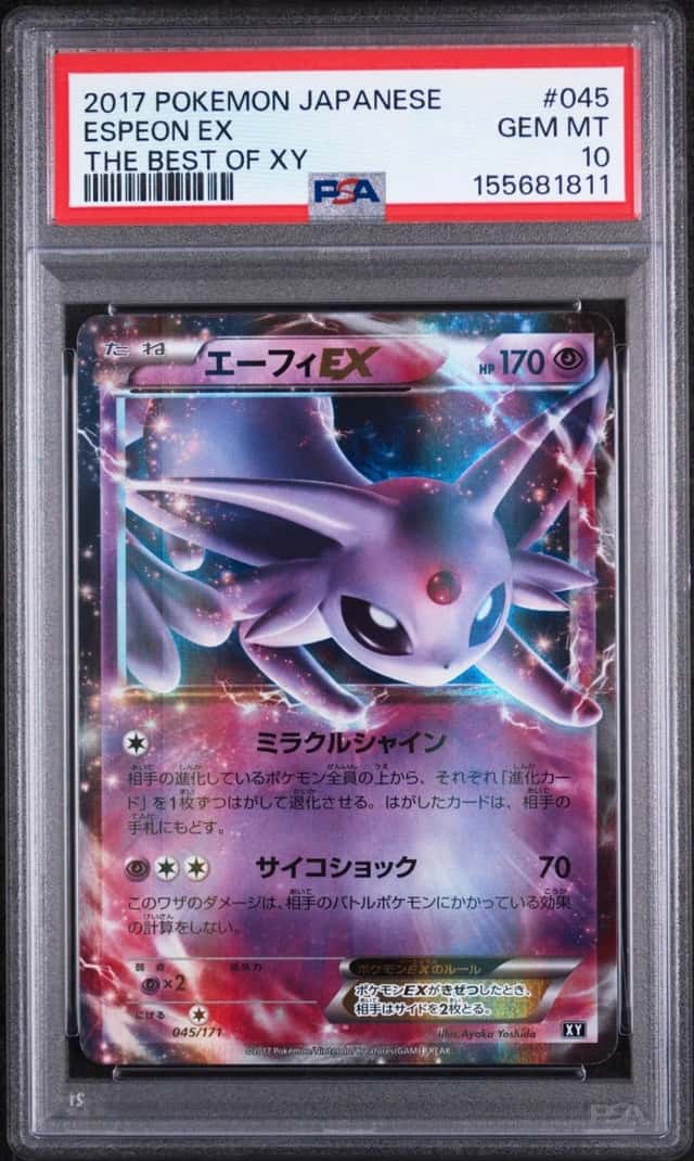 Pokemon Espeon EX The Best Of Xy 045/171 Japanese PSA 10 Gem Mint