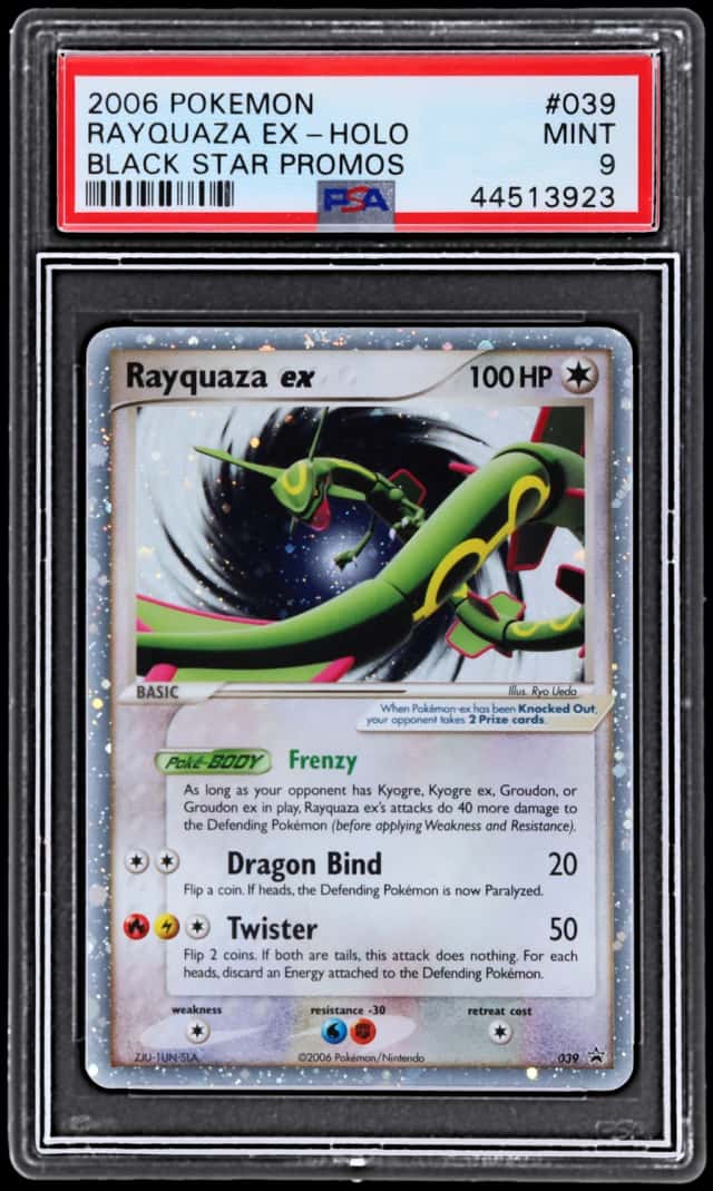 2006 Pokemon Black Star Promo Ex Collector's Tins Holo Rayquaza Ex #039