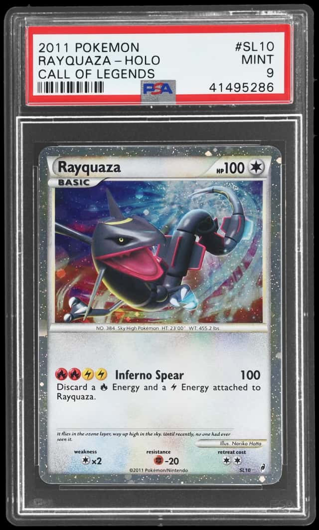 2011 Pokemon Call of Legends Holo Rayquaza #SL10