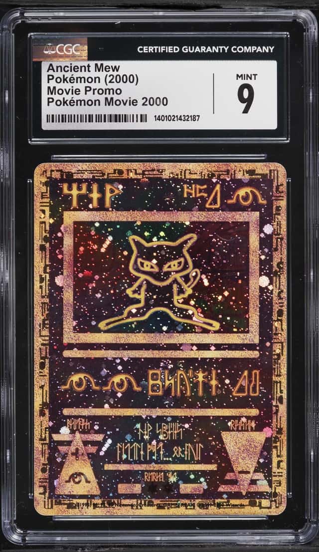 2000 Pokemon Movie Promo Ancient Mew CGC 9 MINT