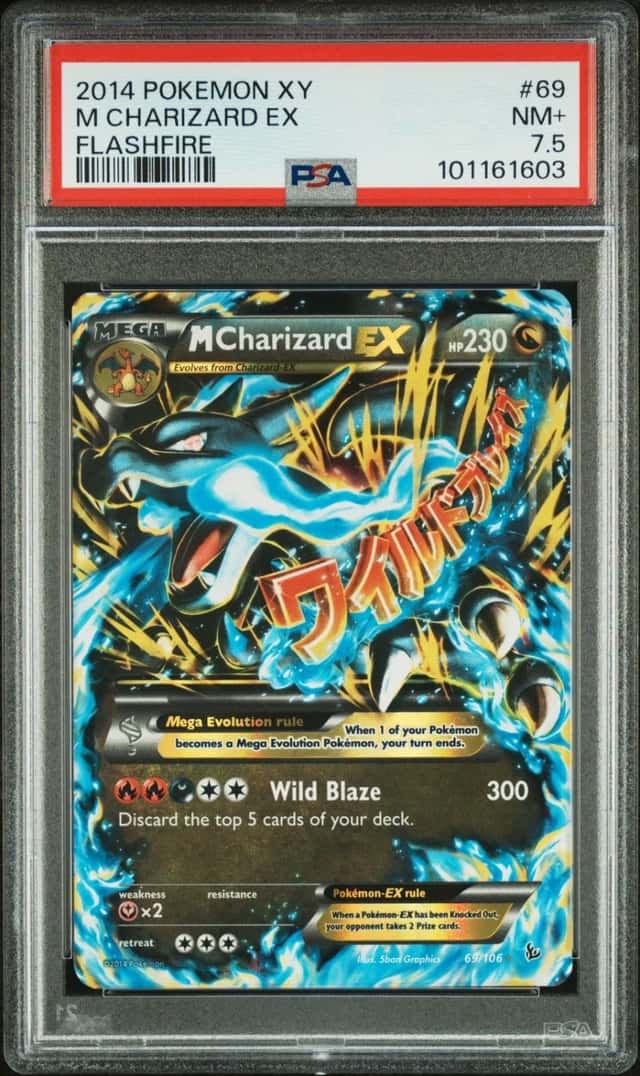 Pokemon M Charizard EX XY Flashfire 69/106 PSA 7.5