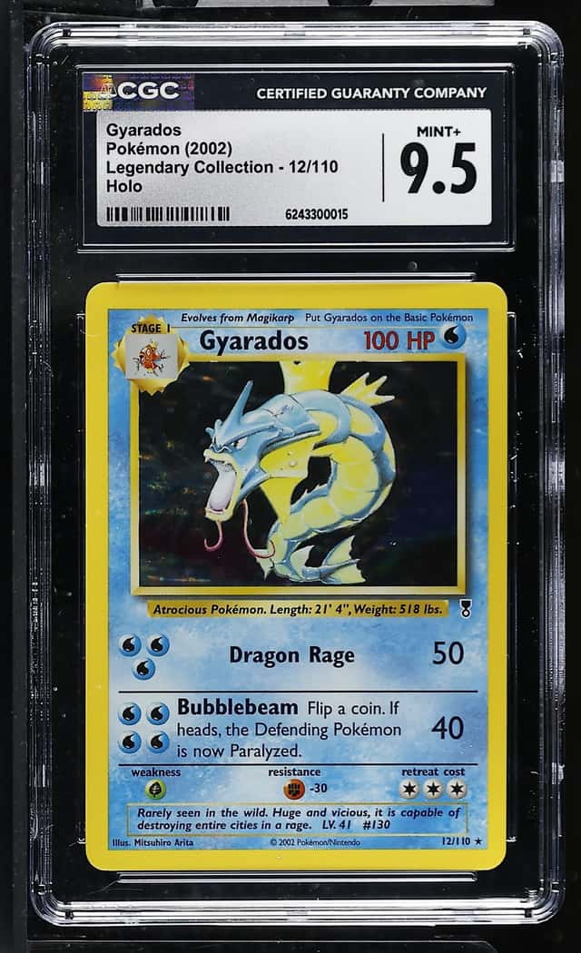 Pokemon Gyarados Legendary Coll. 12/110 Holo CGC 9.5