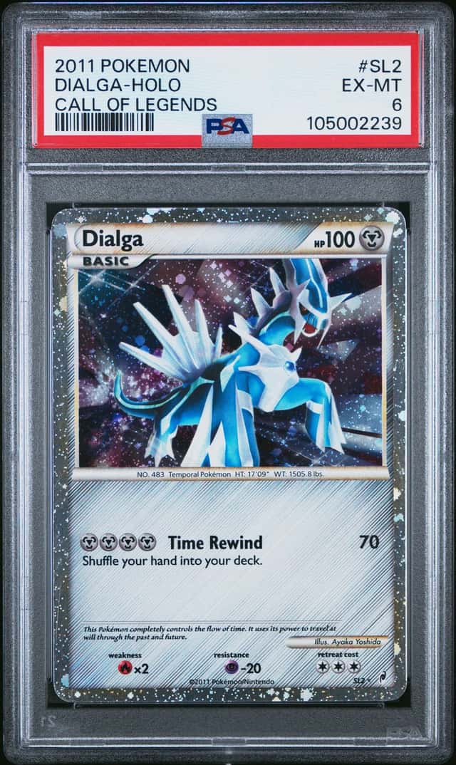 2011 Pokemon Call Of Legends Holo Dialga #SL2 PSA 6 EXMT