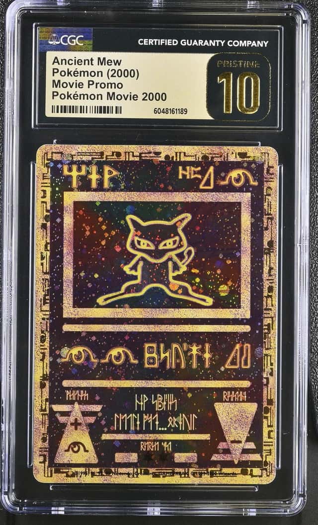 2000 Pokemon Movie Promo Ancient Mew CGC 10 PRISTINE